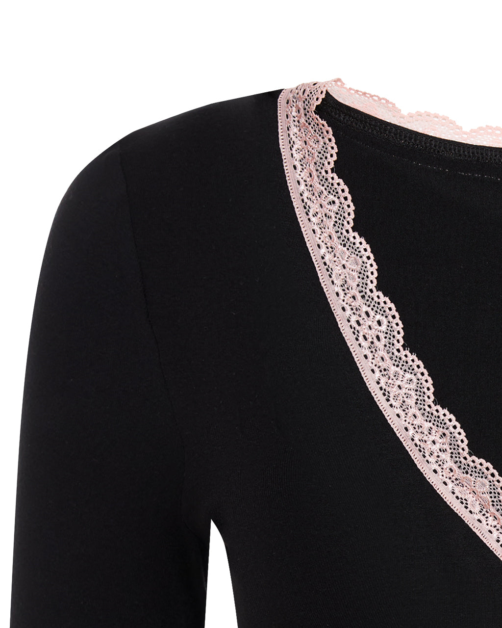 Naive Top - black, side detail