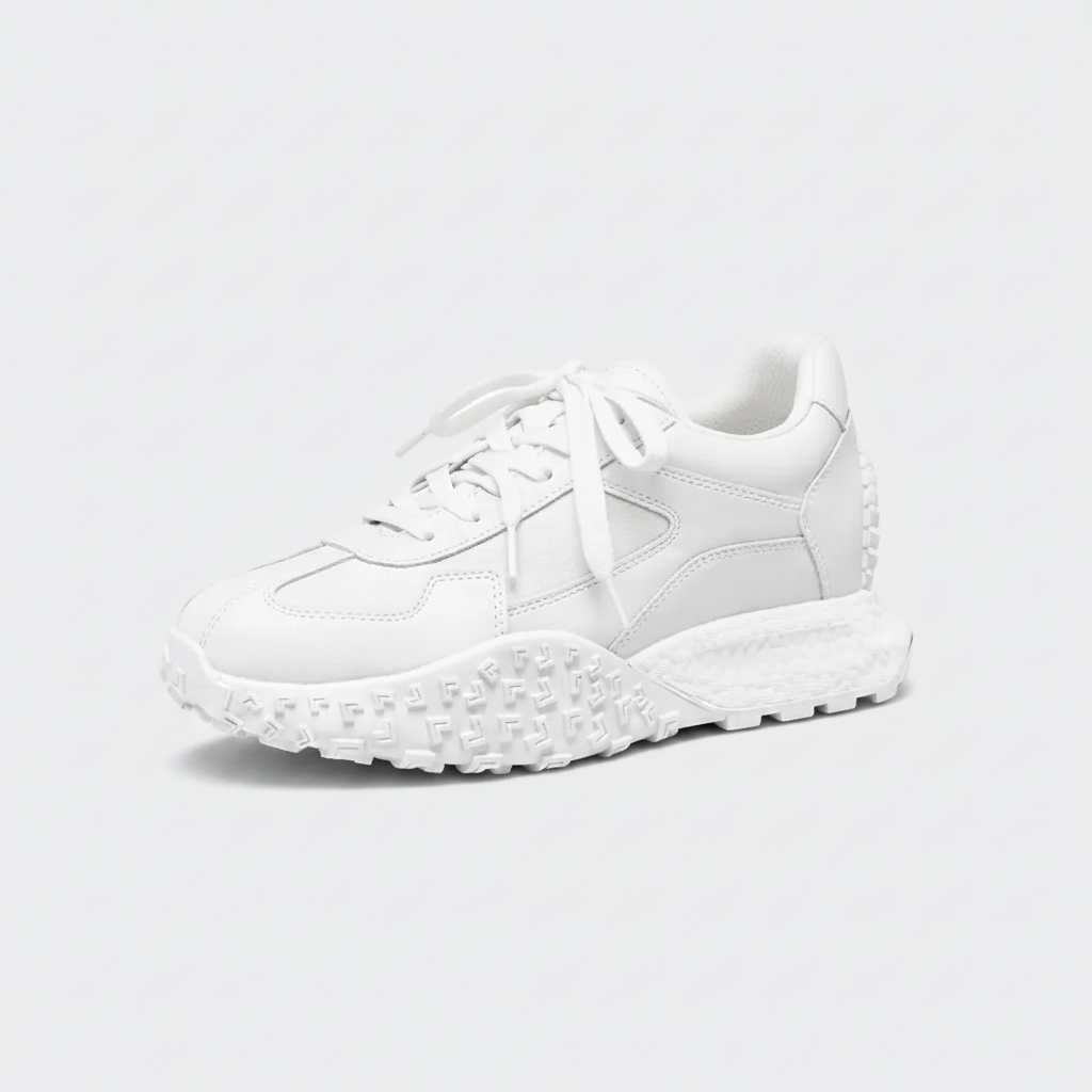 Glamm sneakers – Ivory White / White
