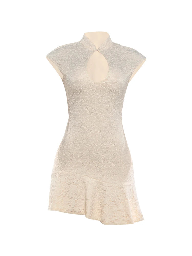 Qipao Mini Dress fabric detail