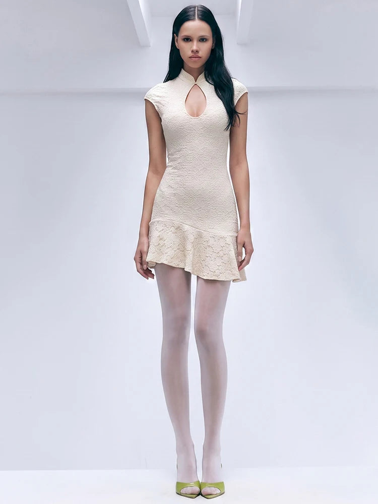 Qipao Mini Dress back