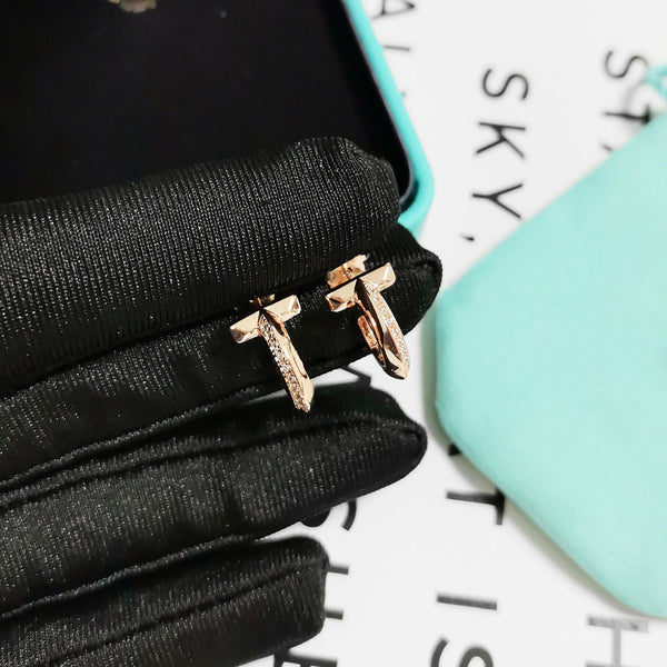 Elegant T-Shaped Earrings